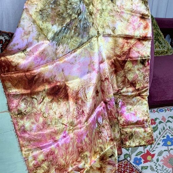 TieDye Satin Fabric - Picture 3 of 9